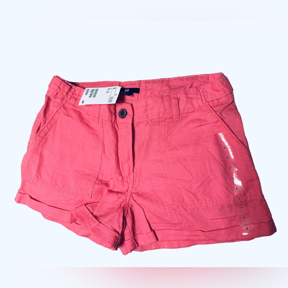 H&M Women’s Pink/Coral Shorts Size 4 NWOT